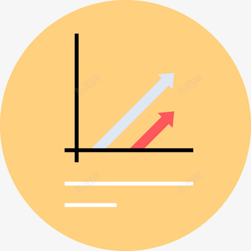 折线图网络分析平面图图标svg_新图网 https://ixintu.com 平面图 折线图 网络分析