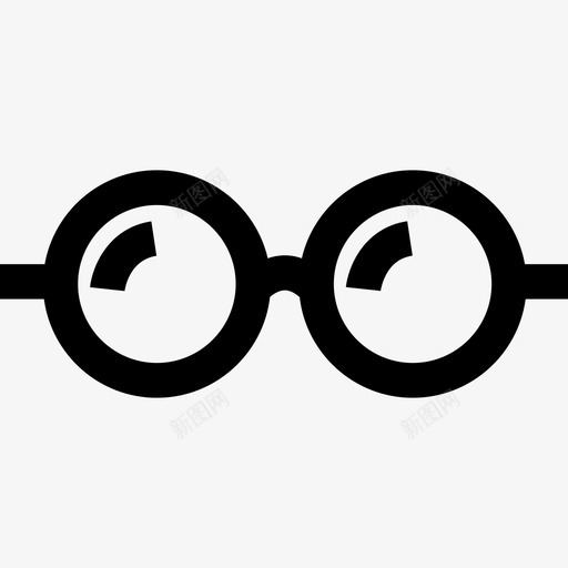 眼镜学校11直线型图标svg_新图网 https://ixintu.com 学校11 直线型 眼镜