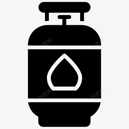 气瓶液化石油气天然气图标svg_新图网 https://ixintu.com 丙烷 天然气 拯救世界字形图标 气瓶 液化石油气