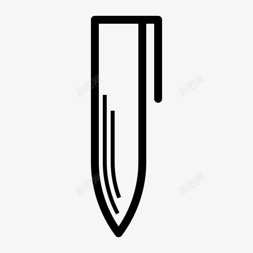 钢笔墨水书写图标svg_新图网 https://ixintu.com 书写 墨水 工作 钢笔
