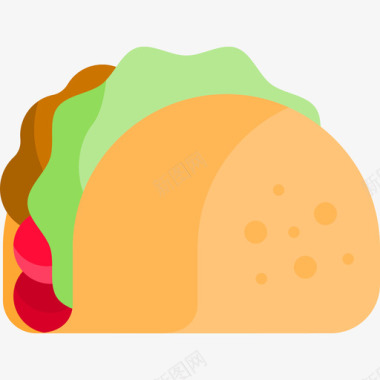 Taco死亡日3Flat图标图标