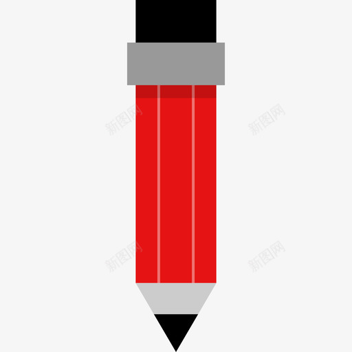 铅笔平面9扁平图标svg_新图网 https://ixintu.com 平面设计9 扁平 铅笔