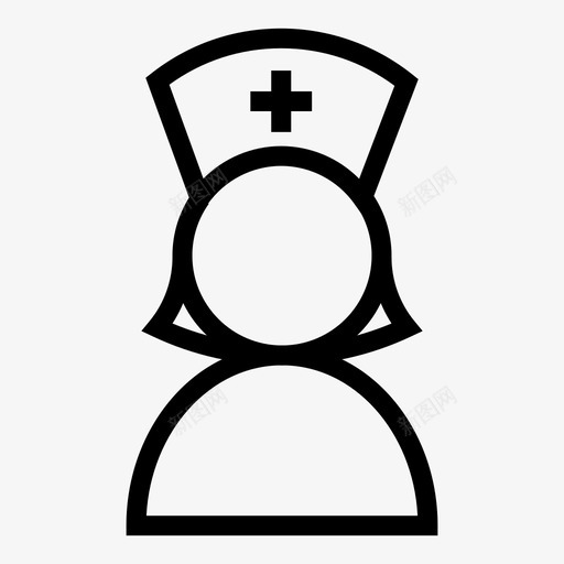 护士护理人员医生图标svg_新图网 https://ixintu.com 制服 医生 医疗 医院 护士 护理人员 服务 治疗