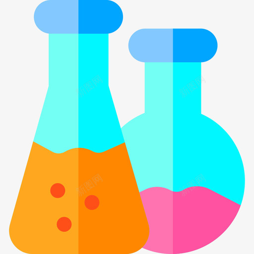烧瓶实验室13扁平图标svg_新图网 https://ixintu.com 实验室13 扁平 烧瓶