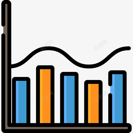 条形图业务分析4线性颜色图标svg_新图网 https://ixintu.com 业务分析4 条形图 线性颜色