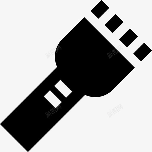 手电筒考古6填充图标svg_新图网 https://ixintu.com 填充 手电筒 考古6