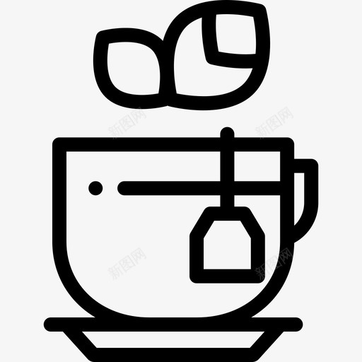 茶2de2英格兰轮廓直线图标svg_新图网 https://ixintu.com 2de2英格兰轮廓 直线 茶
