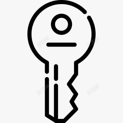 门钥匙实物资产18线性图标svg_新图网 https://ixintu.com 实物资产18 线性 门钥匙