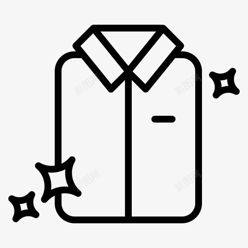 衣服清洁卫生图标svg_新图网 https://ixintu.com 卫生 清洁 衣服 衬衫
