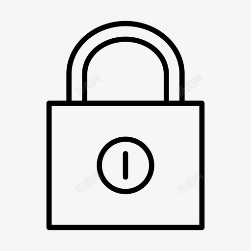 锁代码lisence图标svg_新图网 https://ixintu.com ios lisence 代码 密码 挂锁 用户界面轮廓 网页设计 锁