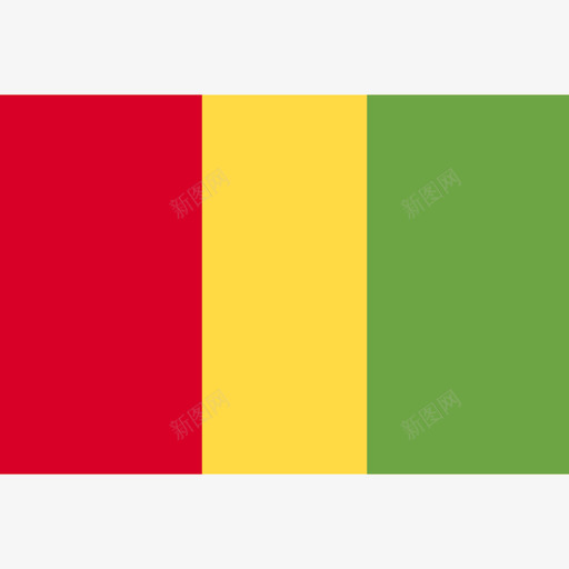 几内亚长方形的国家简单的旗帜图标svg_新图网 https://ixintu.com 几内亚 长方形的国家简单的旗帜