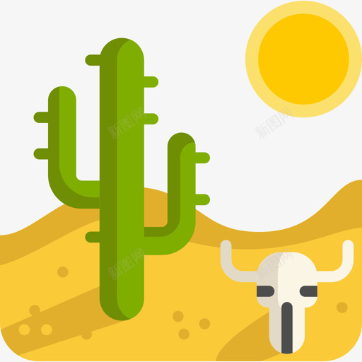 沙漠旅行地点表情符号2平坦图标svg_新图网 https://ixintu.com 平坦 旅行地点表情符号2 沙漠