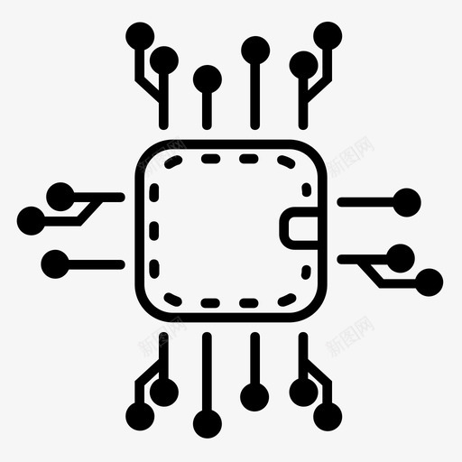 数字银行金融移动图标svg_新图网 https://ixintu.com 技术 数字银行 移动 金融