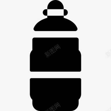 瓶子足球5装满图标图标