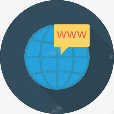 全球网页用户界面循环图标图标