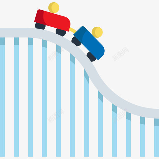 过山车旅行地点图释2平面图图标svg_新图网 https://ixintu.com 平面图 旅行地点图释2 过山车