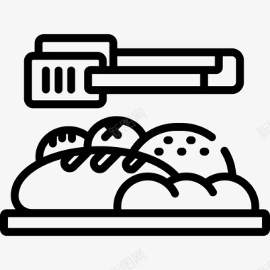 面包面包店16直系图标图标