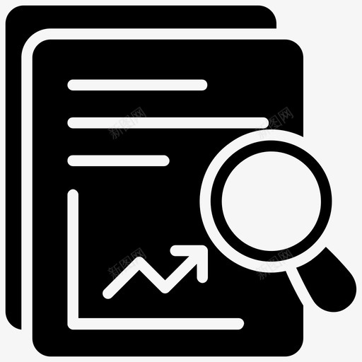 数据分析商业报告财务报告图标svg_新图网 https://ixintu.com 会计审计师字形图标 商业报告 市场分析 市场调查 数据分析 财务报告