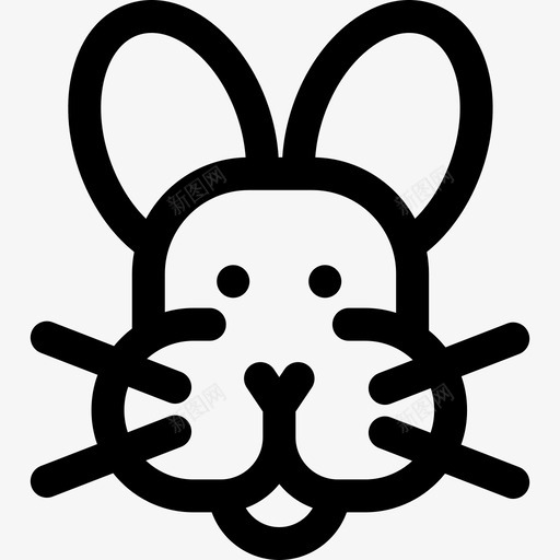 兔子自然14直系图标svg_新图网 https://ixintu.com 兔子 直系 自然14
