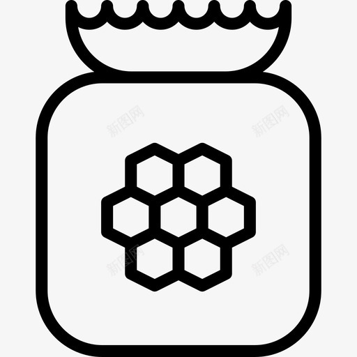 蜂蜜养蜂场直系图标svg_新图网 https://ixintu.com 养蜂场 直系 蜂蜜