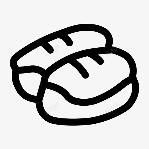 尼吉里手绘日本食品图标svg_新图网 https://ixintu.com 寿司 尼吉里 手绘 抽签食品 日本食品 鲑鱼