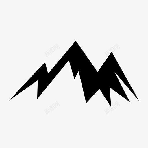 山野营公园图标svg_新图网 https://ixintu.com 公园 山 野营