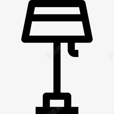 灯具家具和家居3线性图标图标