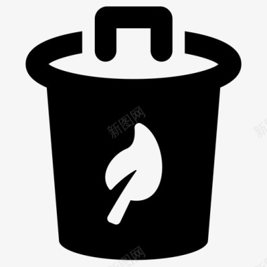 环保垃圾垃圾桶垃圾删除图标图标