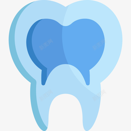 牙齿牙科护理9扁平图标svg_新图网 https://ixintu.com 扁平 牙科护理9 牙齿