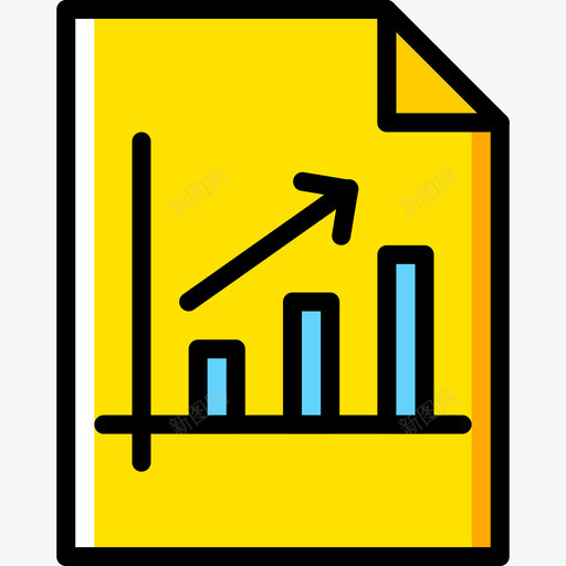 文件商务78黄色图标svg_新图网 https://ixintu.com 商务78 文件 黄色