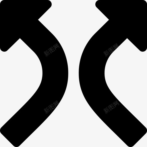 两个箭头箭头7填充图标svg_新图网 https://ixintu.com 两个箭头 填充 箭头7