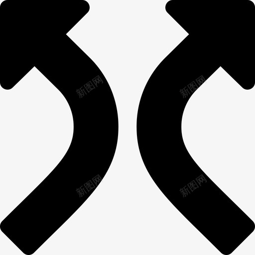 两个箭头箭头7填充图标svg_新图网 https://ixintu.com 两个箭头 填充 箭头7