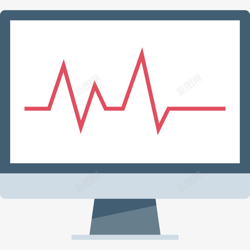 心电图健康与医疗11平坦图标svg_新图网 https://ixintu.com 健康与医疗11 平坦 心电图