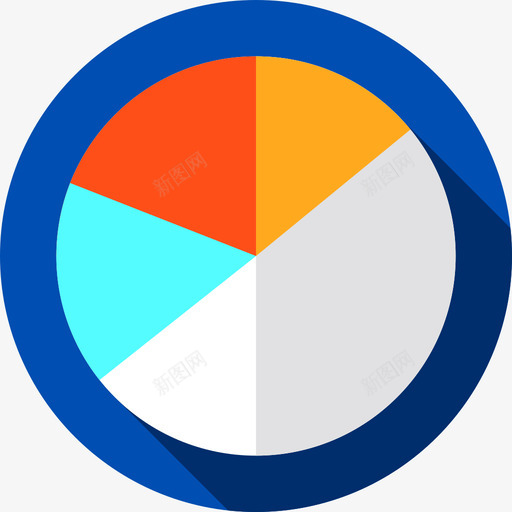 饼图工作简历8扁平图标svg_新图网 https://ixintu.com 工作简历8 扁平 饼图