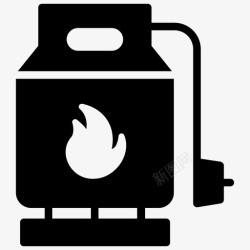 液化天然气天然气钢瓶丙烷图标高清图片
