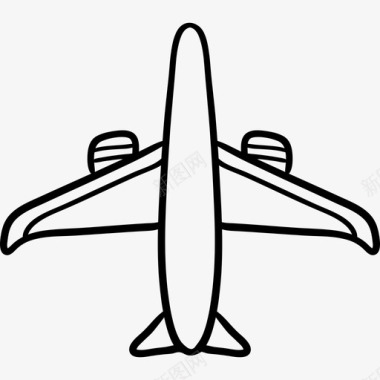 飞机酒店服务6黑色图标图标