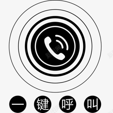 icon-一键呼叫图标