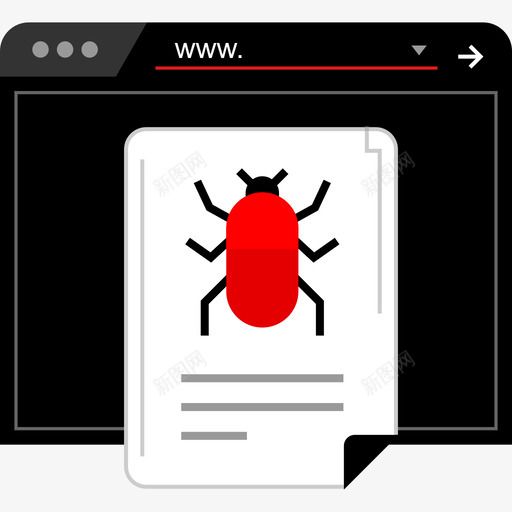 浏览器互联网安全5扁平图标svg_新图网 https://ixintu.com 互联网安全5 扁平 浏览器