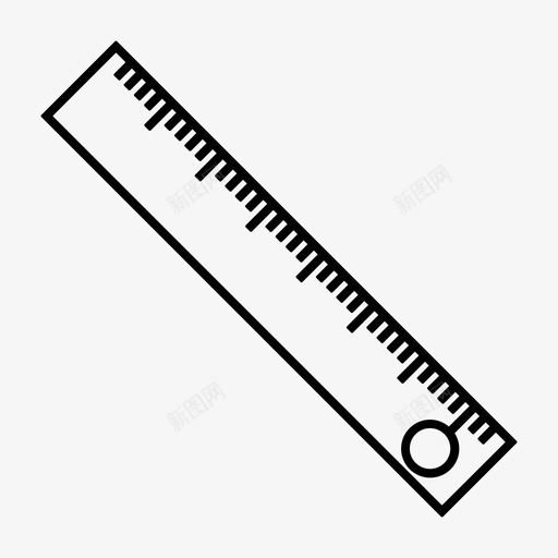 尺线学校图标svg_新图网 https://ixintu.com 学校 学生 尺 工具 教育大纲 线