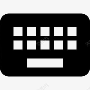键盘硬件3单色图标图标
