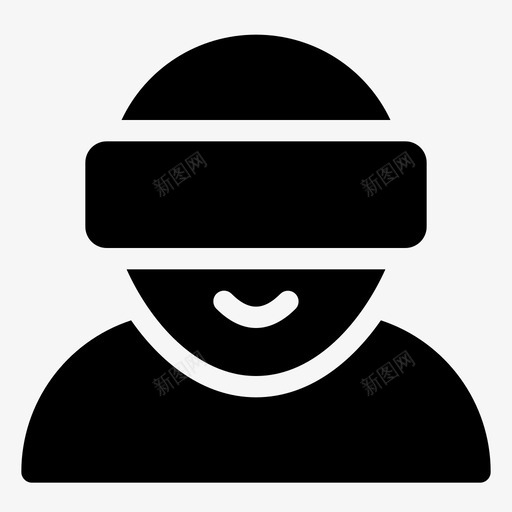 虚拟现实人脸眼镜图标svg_新图网 https://ixintu.com 2018年4月9日 人脸 技术 眼镜 虚拟现实