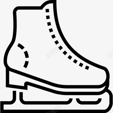 溜冰鞋溜冰鞋2直线型图标图标