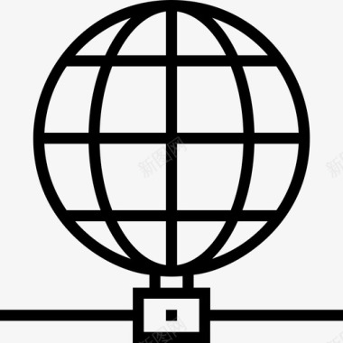 全球24用户界面线性图标图标