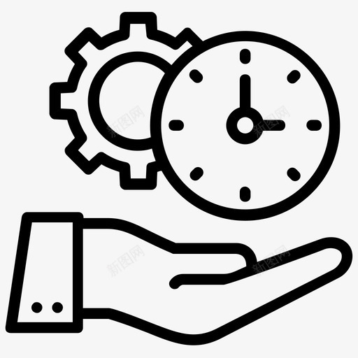 时间管理截止日期估计时间图标svg_新图网 https://ixintu.com 估计时间 声誉管理线图标 截止日期 时间管理 时间表 项目管理