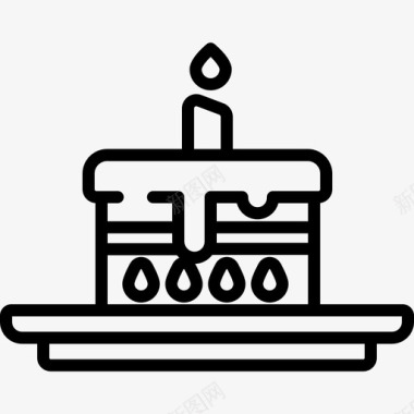蛋糕蛋糕店21直系图标图标