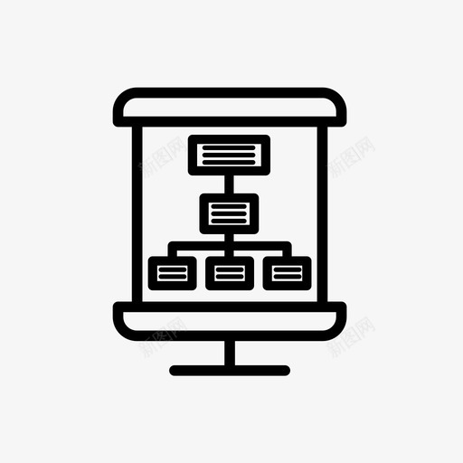 培训董事会地图图标svg_新图网 https://ixintu.com 业务和营销设置4 地图 培训 董事会 规划