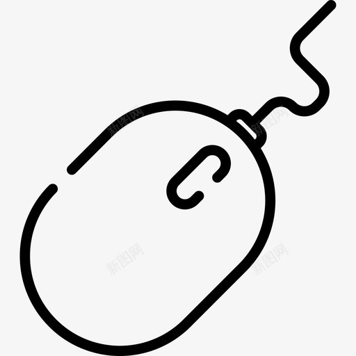 鼠标技术16线性图标svg_新图网 https://ixintu.com 技术16 线性 鼠标