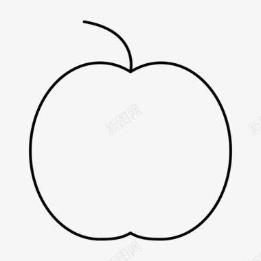 苹果食品水果图标图标