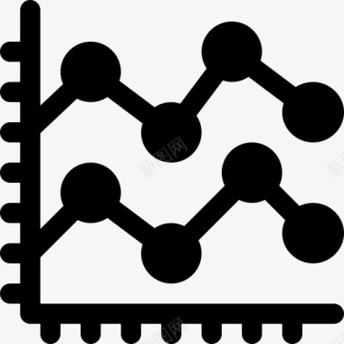 折线图信息图元素5填充图标图标