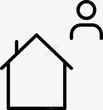 家房子人图标图标